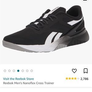 Mens Crosstrainer Reebok tennis shoes. Never worn!